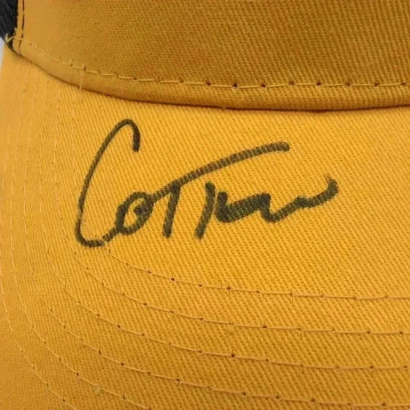 Continental Tire Signed Hat Autographed by 1 Cotton? - Picture 3 of 6